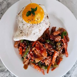 Chicken Teriyaki on Rice