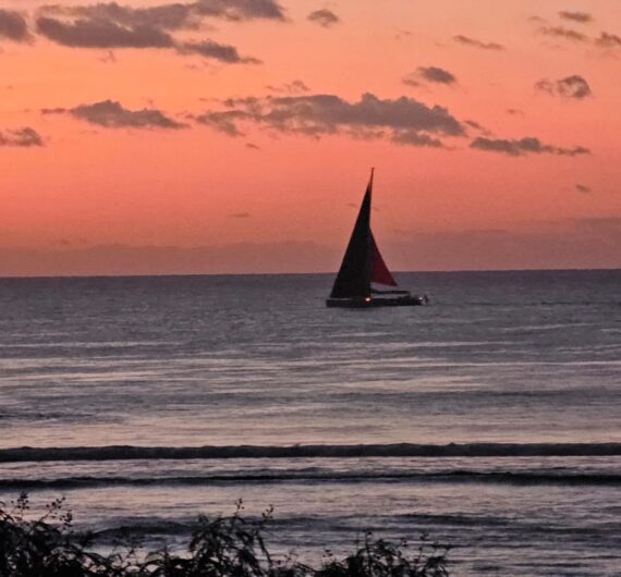 sunset ocean view boat 1